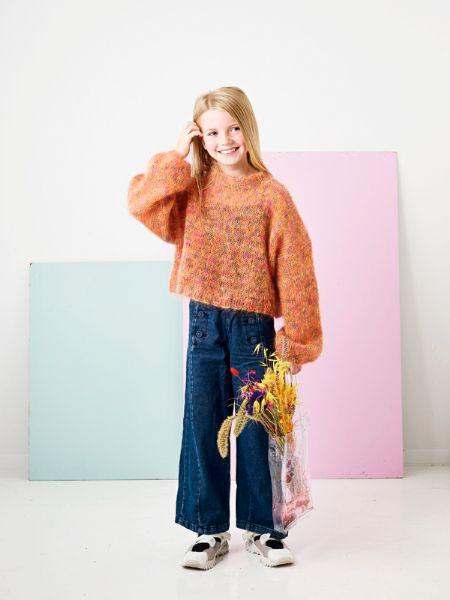 Strikkekit til Rød Bred Sweater – Perfekt til Nybegyndere!