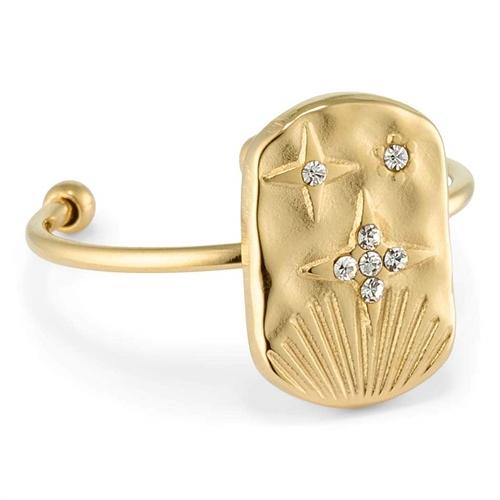 Titaia Ring i 14K Ædelstål med CZ Sten – Elegant Smykke
