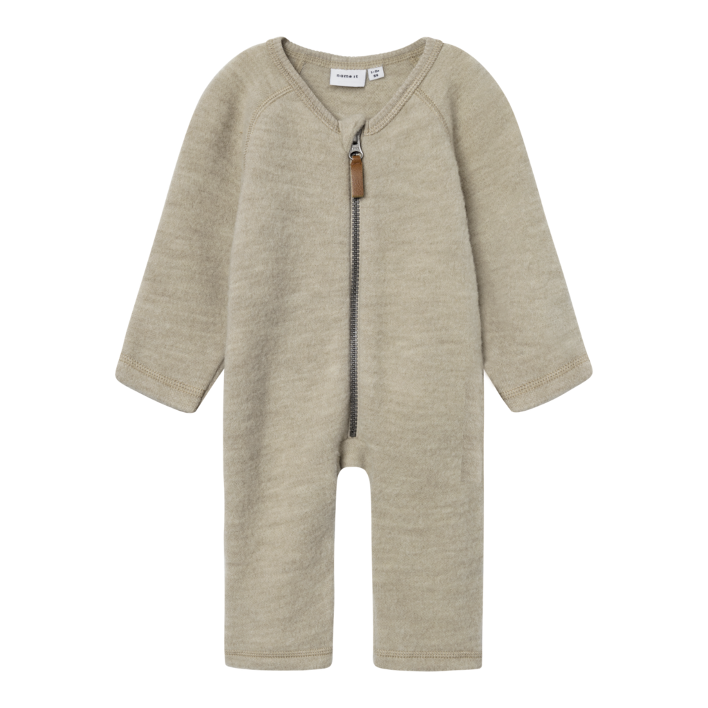 Beige Termotøj Name Uld Heldragt Mino Pure Cashmere - Name It  - 5715515672738