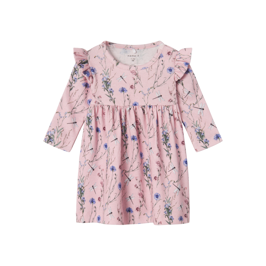 Rosa Name Baby Kjole Hanina Parfait Pink - Name It  - 5715519102651