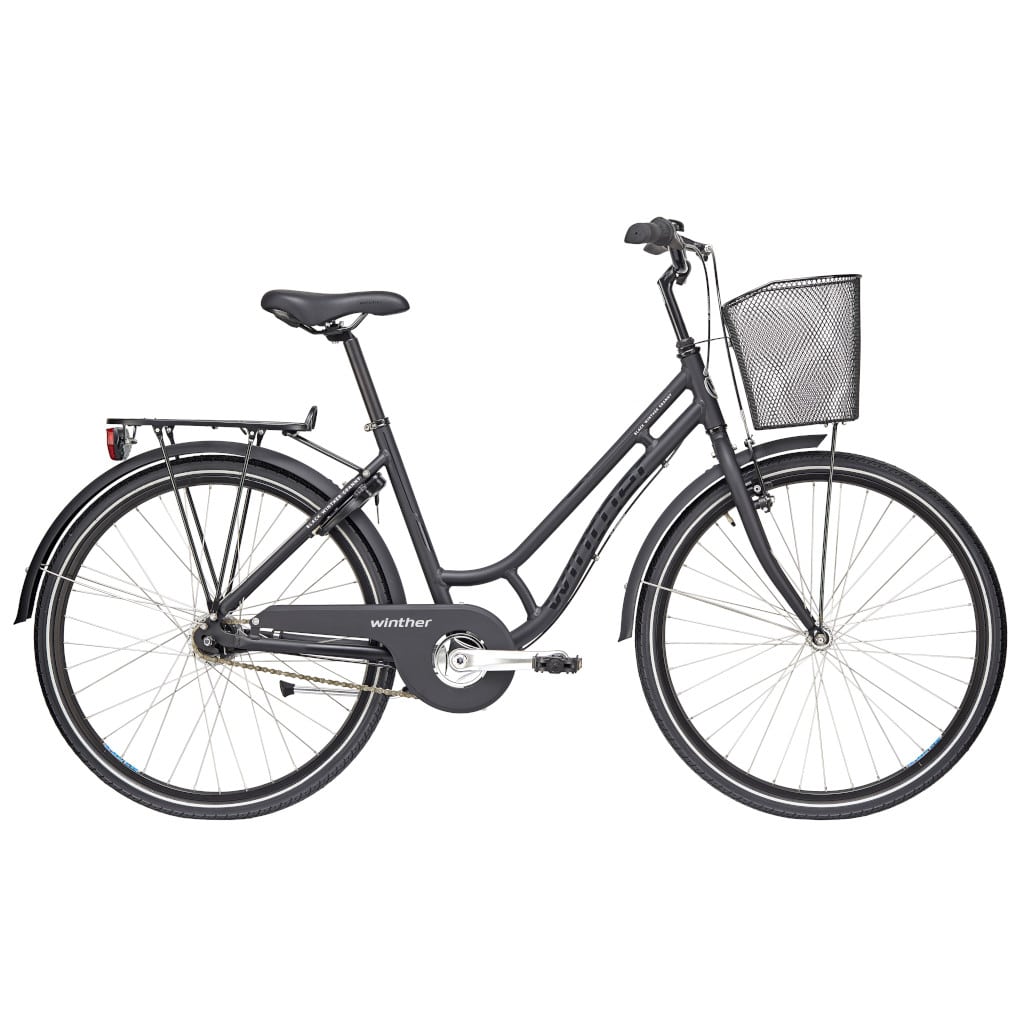 Sort Black Winther 250 Alu Granny Pigecykel -   - 5712708008022