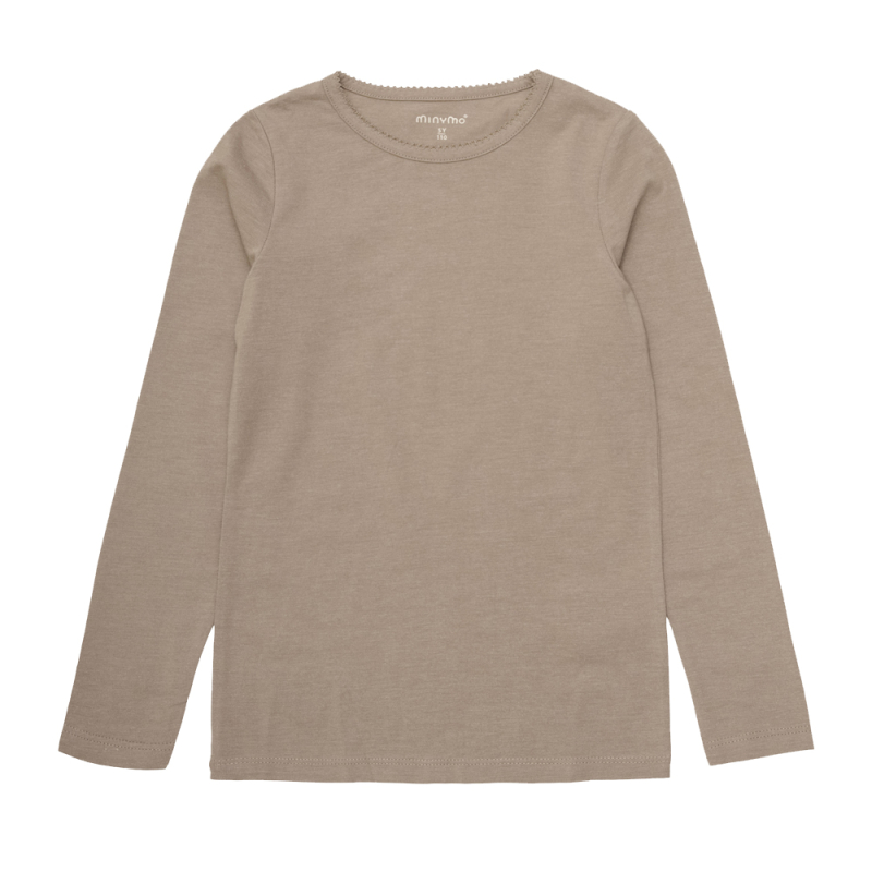 Minymo Bluse Til Pige Beige - Minymo