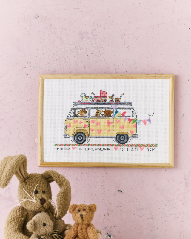 Broderi Kit Pigebussen - By Permin