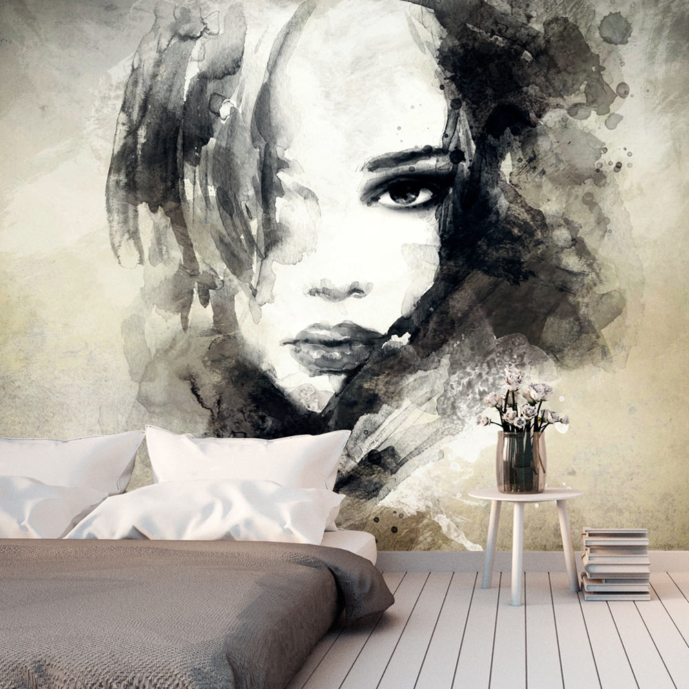 Artgeist Fototapet Mysterious Girl Mystisk Pige Flere Størrelser 300x210 - Artgeist  - 5903143990915
