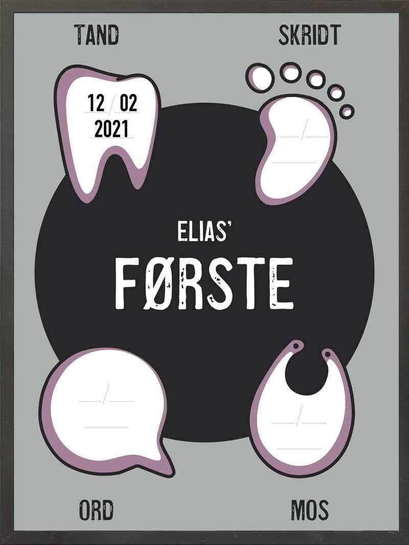 Min Første Plakat Pige - Busk