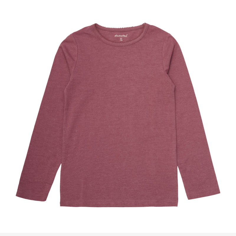 Rosa Minymo Bluse Til Pige Mørk - Minymo