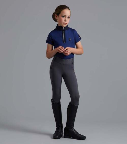 Premier Equine Concerto Ridetights Til Piger Dove Stone Grey - Premier Equine