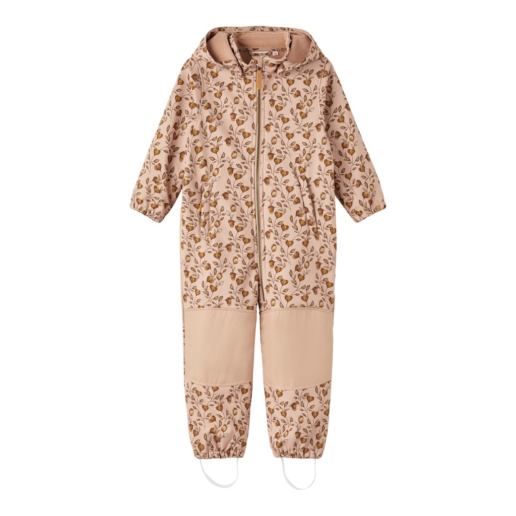 Beige Brun Lil Atelier Softshell Dragt Laalfa Nougat - Lil Atelier  - 5715366229075
