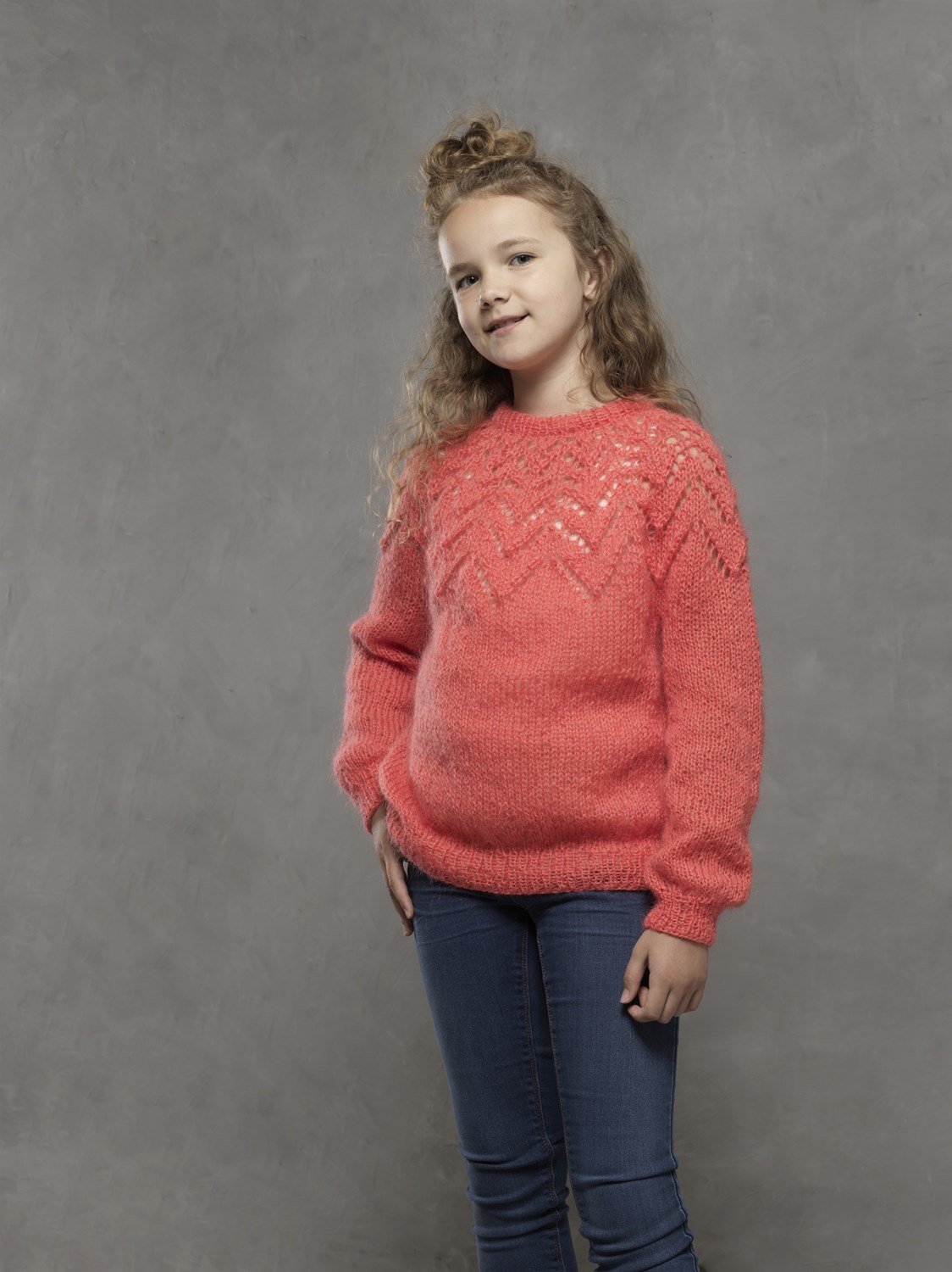 Stjernesweater Til Piger Dolce 4610 - Stofmoellen.dk