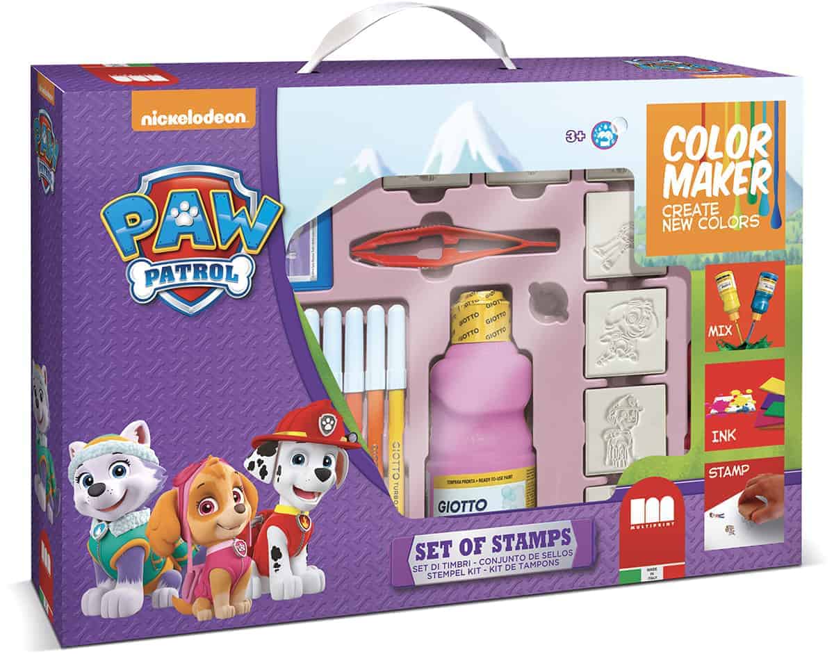 Farve Malesæt Paw Patrol Pige - Paw Patrol  - 8009233469136