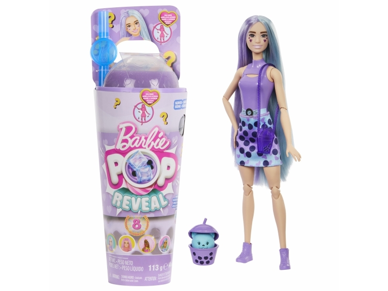 Barbie Pop Reveal Dukke Mode Dukke Hunstik Pige Forskellige Farver - Barbie  - 0194735191253