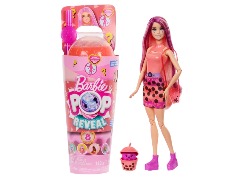 Barbie Pop Reveal Dukke Mode Dukke Pige Pige Flerfarvet - Barbie  - 0194735191277
