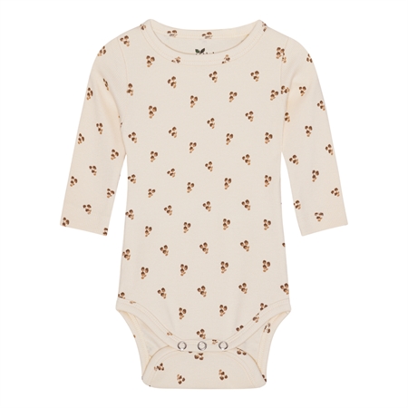 Beige Lilla Birkholm Rib Body Tidsler - Birkholm