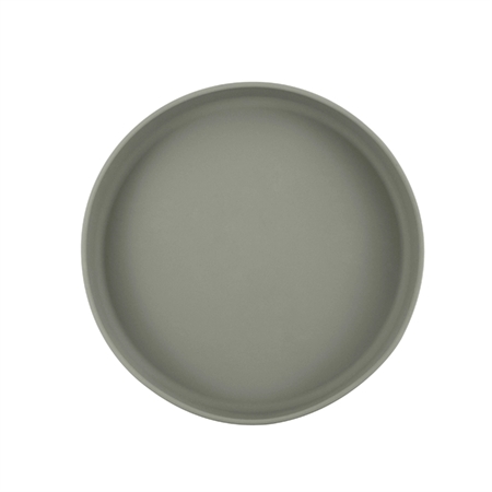 Grøn Choo Aria Tallerken Med Sugekop Khaki - Choo  - 5715508476503