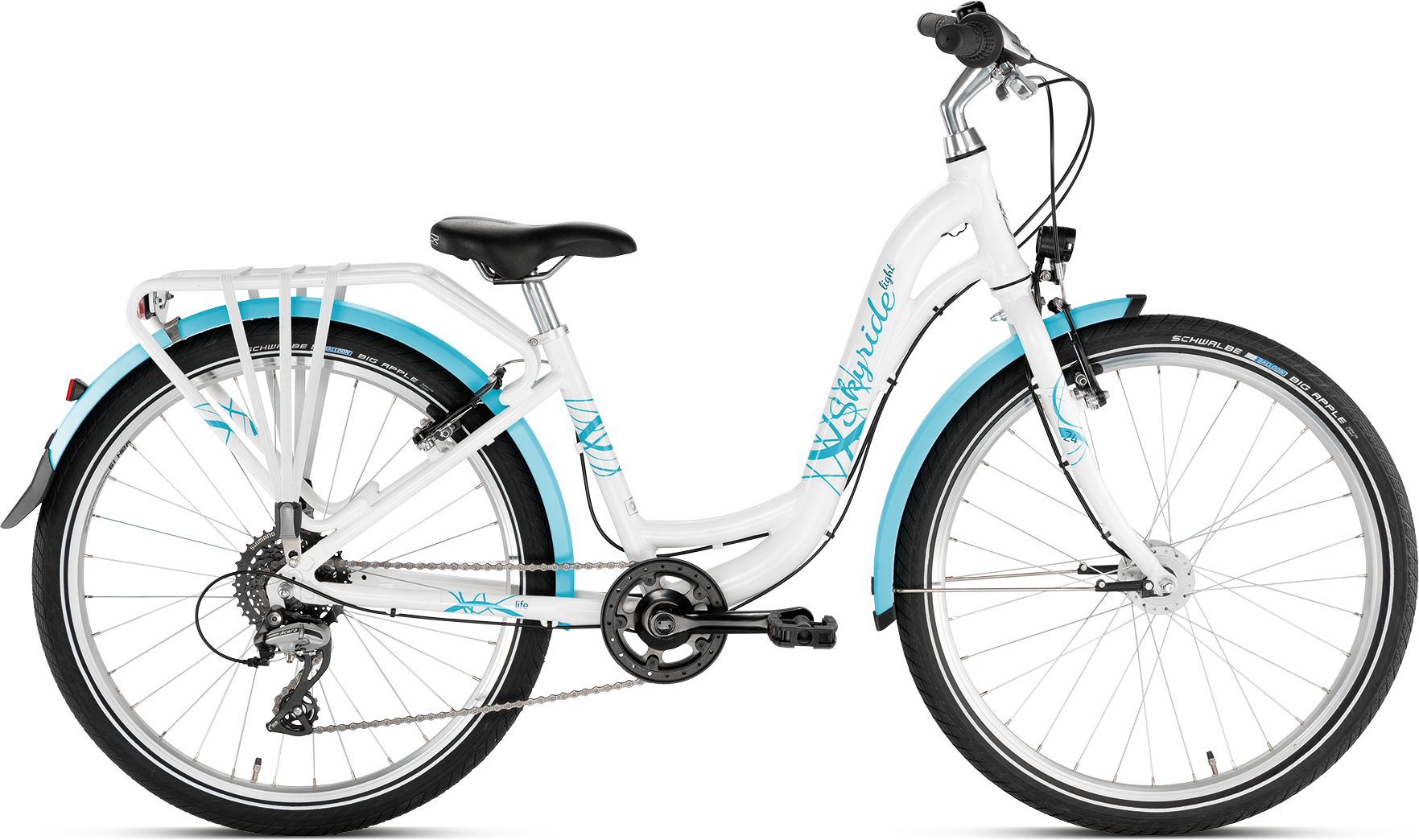 Hvid Puky Skyride Light Ampquot Blå - Puky
