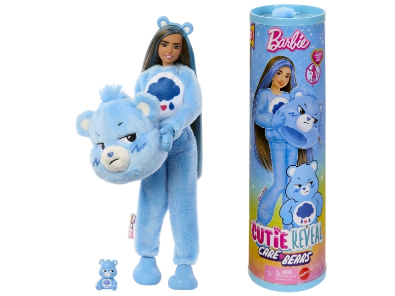 Barbie Cutie Reveal Care Bears Dukke Mode Dukke Pige Pige Flerfarvet - Barbie  - 0194735273928