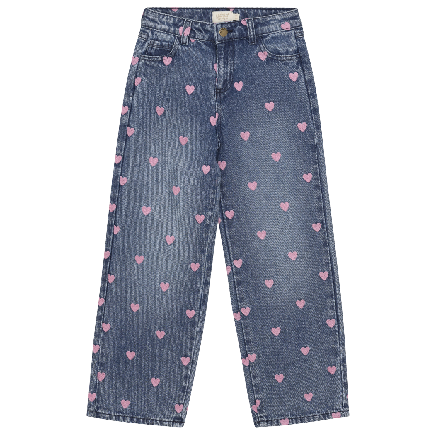 Blue Denim Creamie Pige Jeans 134 - Creamie  - 5713438288036