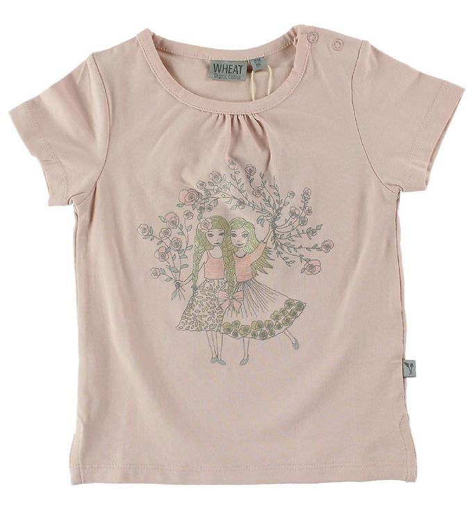 Rosa Wheat Shirt Powder Piger - Wheat  - 5713154176754