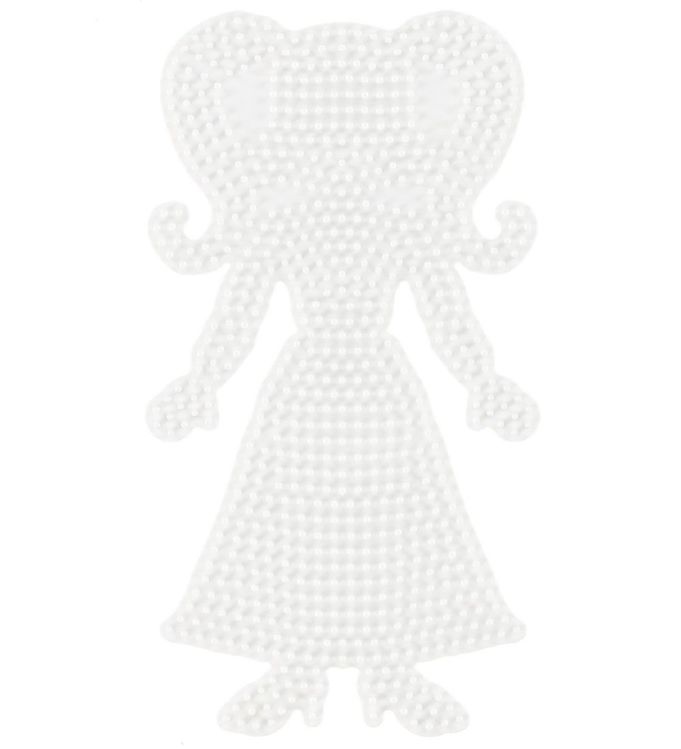 Hvid Hama Midi Perleplade Teenage Pige - Hama  - 028178003043
