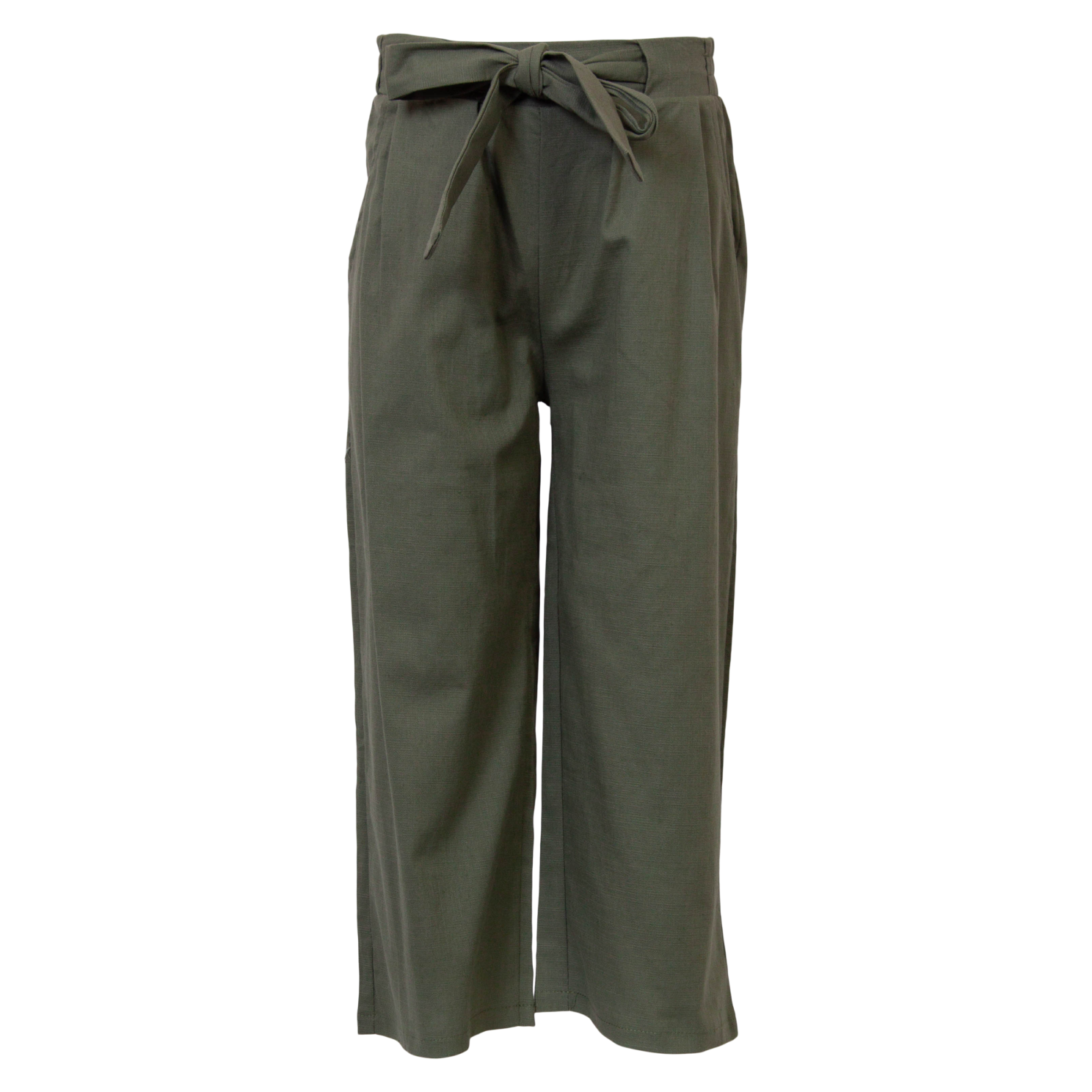 Khaki Happy Star Pige Bukser 140 - Happy Star  - 5714470187790