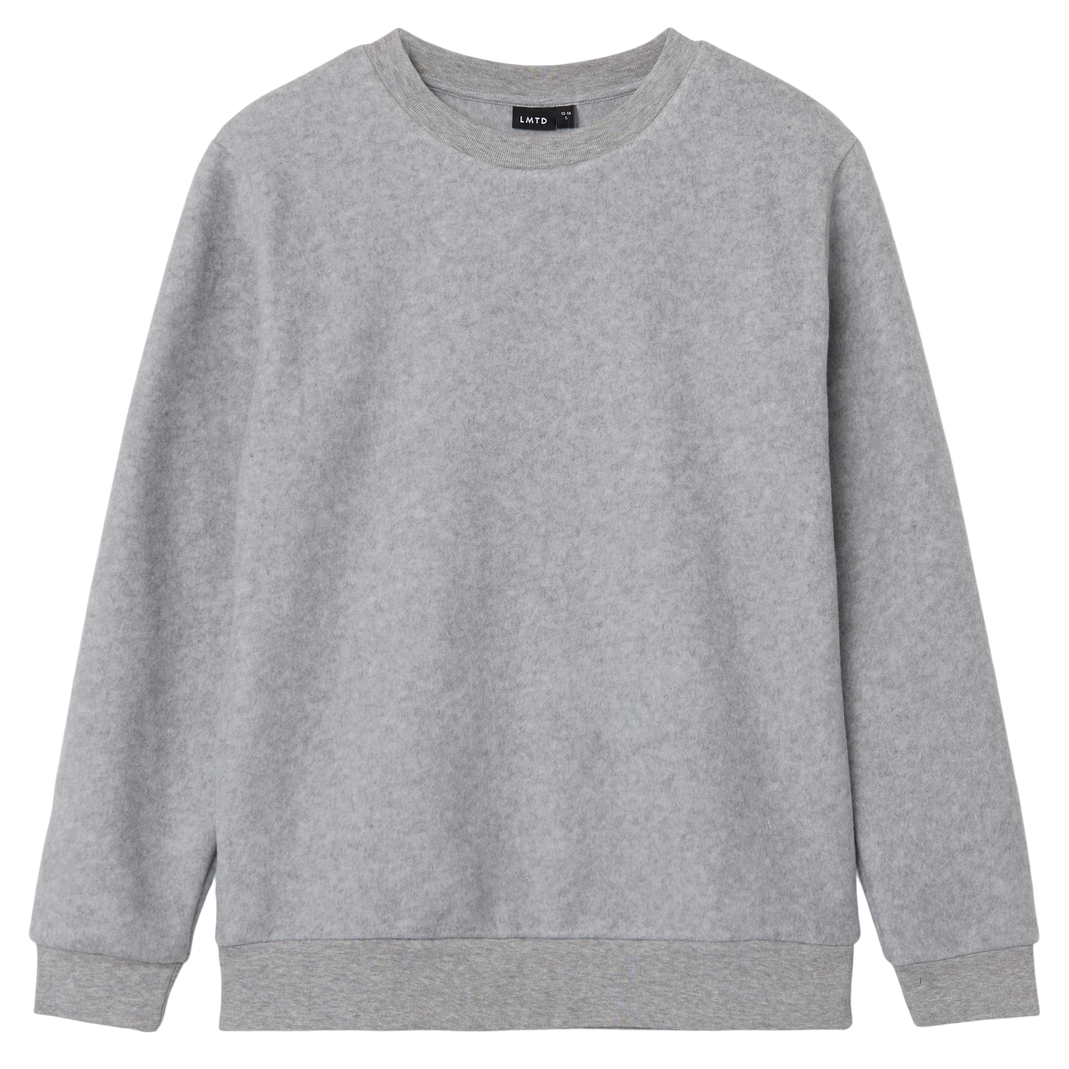 Grey Melange Lmtd Pige Sweatee Shirt 158 164 - Lmtd  - 5715515713509