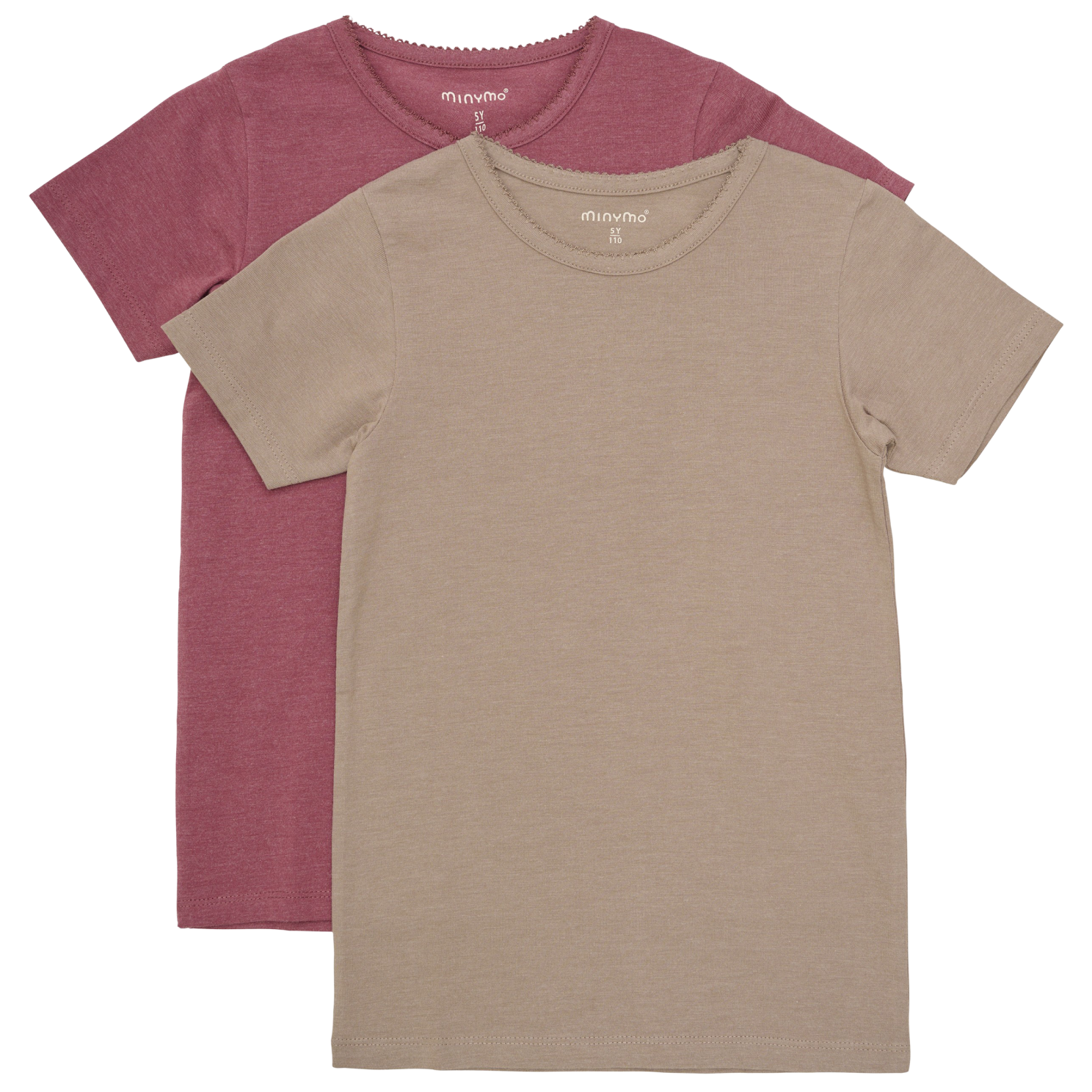 Apple Butter Minymo Pige Shirt 152 - Minymo  - 5713438176807