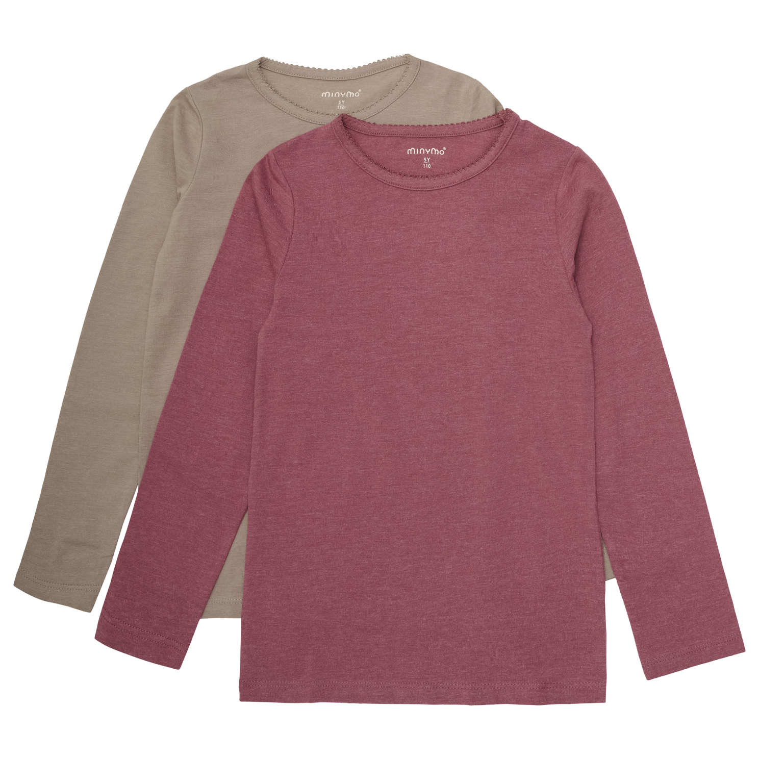 Apple Butter Minymo Pige Langærmet Tee Shirt 104 - Minymo  - 5713438176852