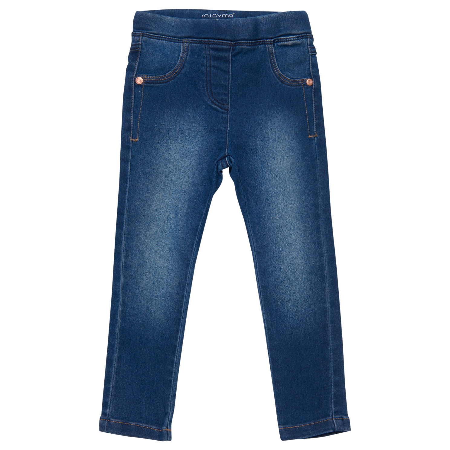 Denim Minymo Pige Jeggings økologisk Bomuld 152 - Minymo  - 5714625745219