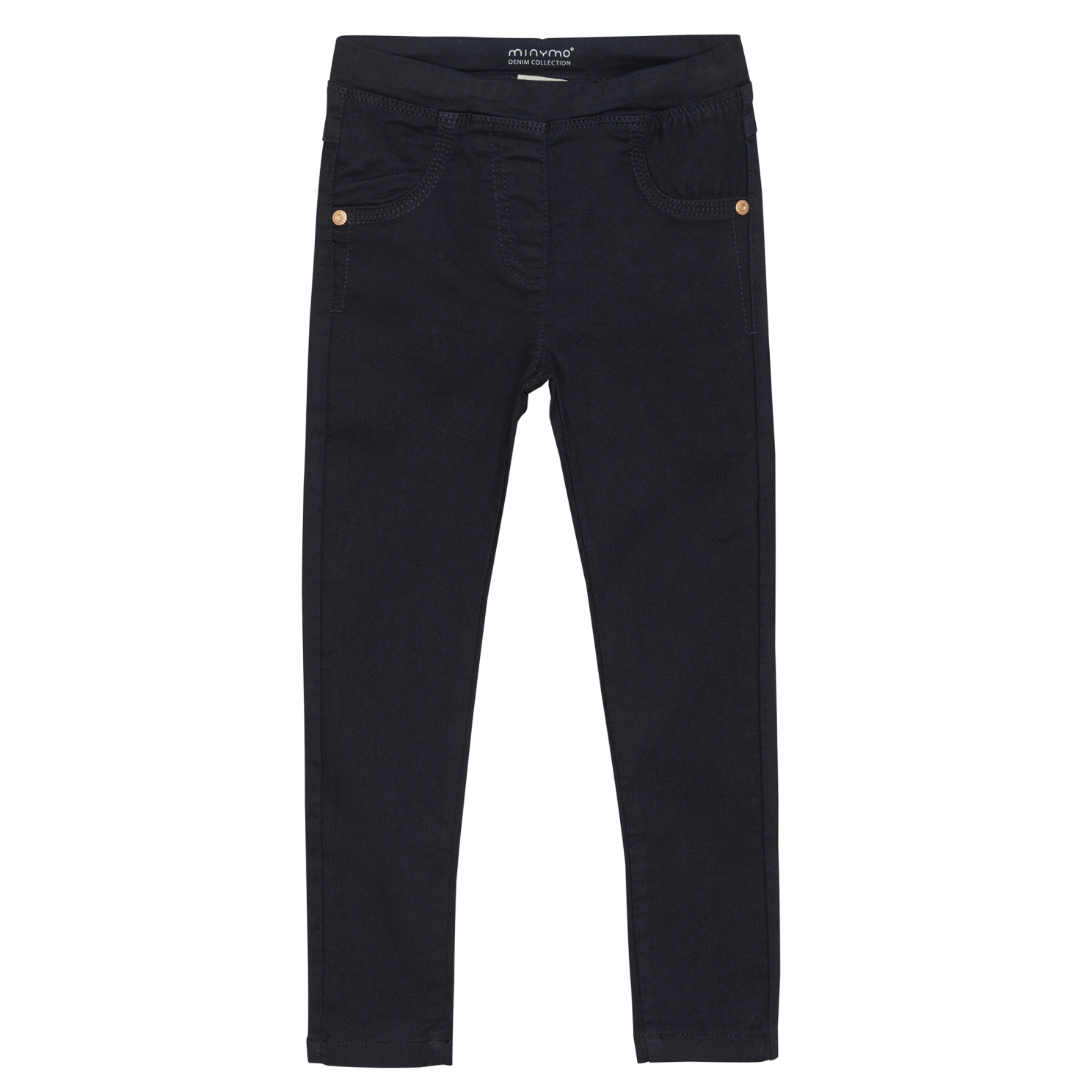 Blue Night Minymo Pige Jeggings økologisk Bomuld 122 - Minymo  - 5714625693930