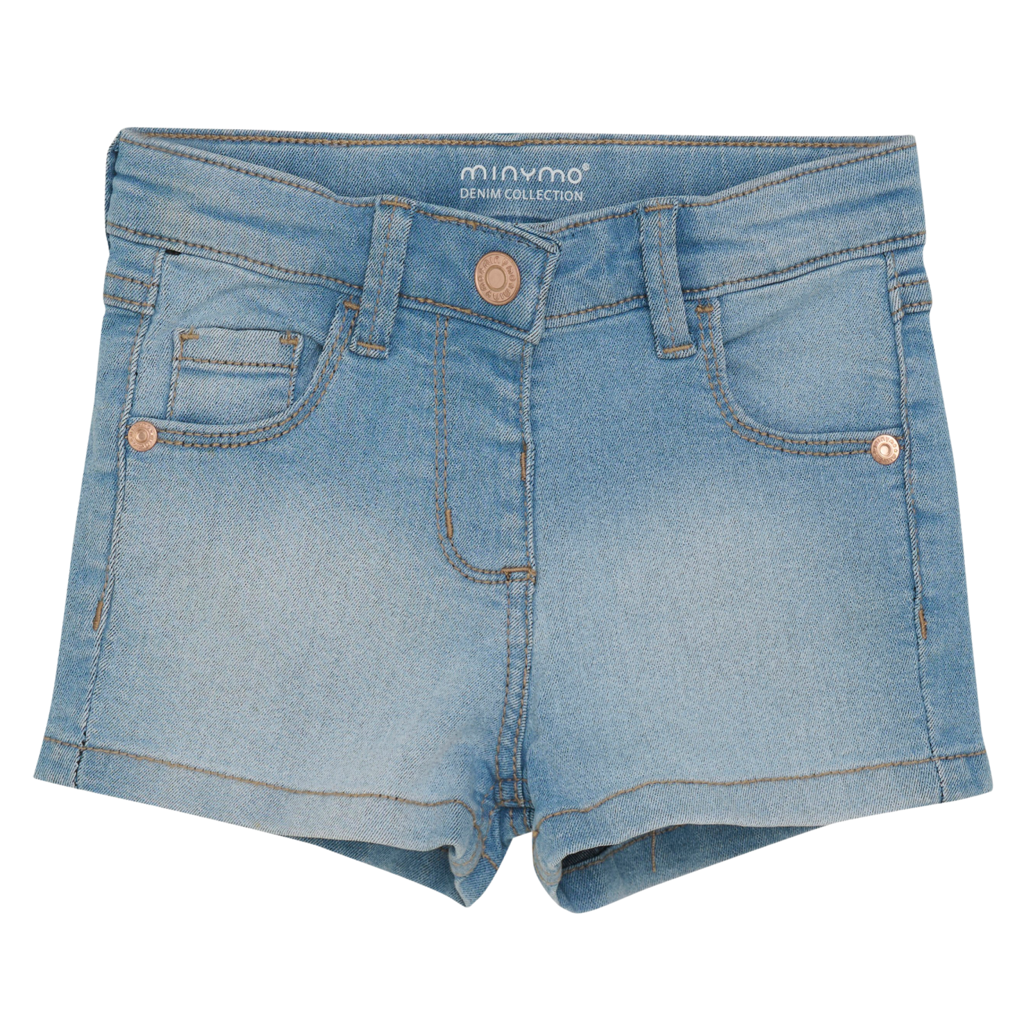Light Dusty Blu Minymo Pige Shorts økologisk Bomuld E 140 - Minymo  - 5714625762063