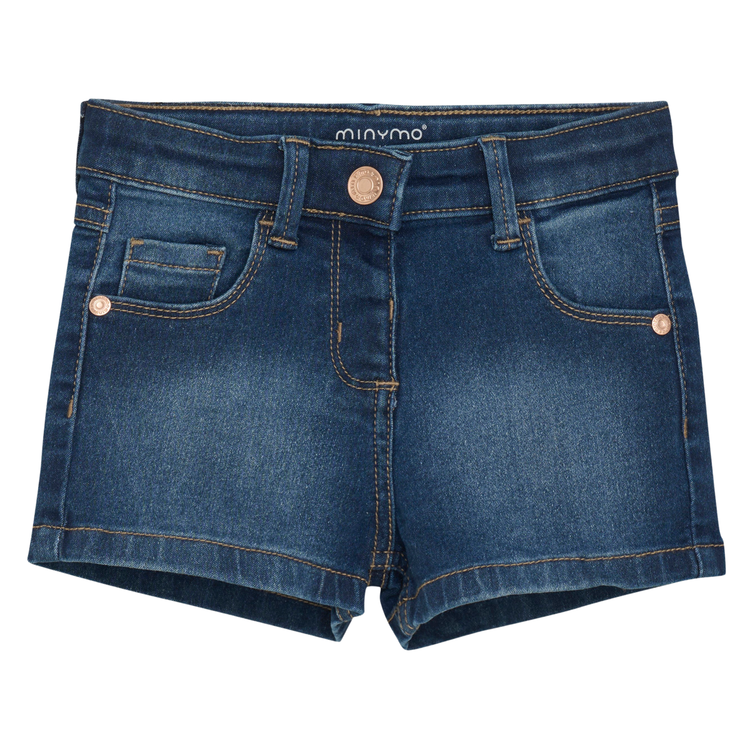 Denim Minymo Pige Shorts økologisk Bomuld 140 - Minymo  - 5714625762186