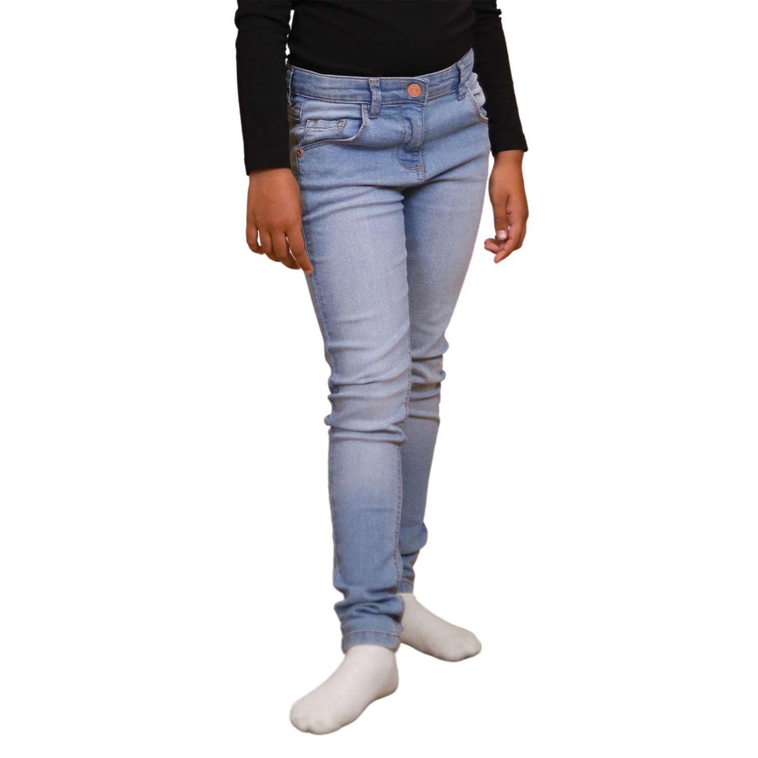 Light Dusty Blu Minymo Pige Jeans økologisk Bomuld E 134 - Minymo  - 5714625762490