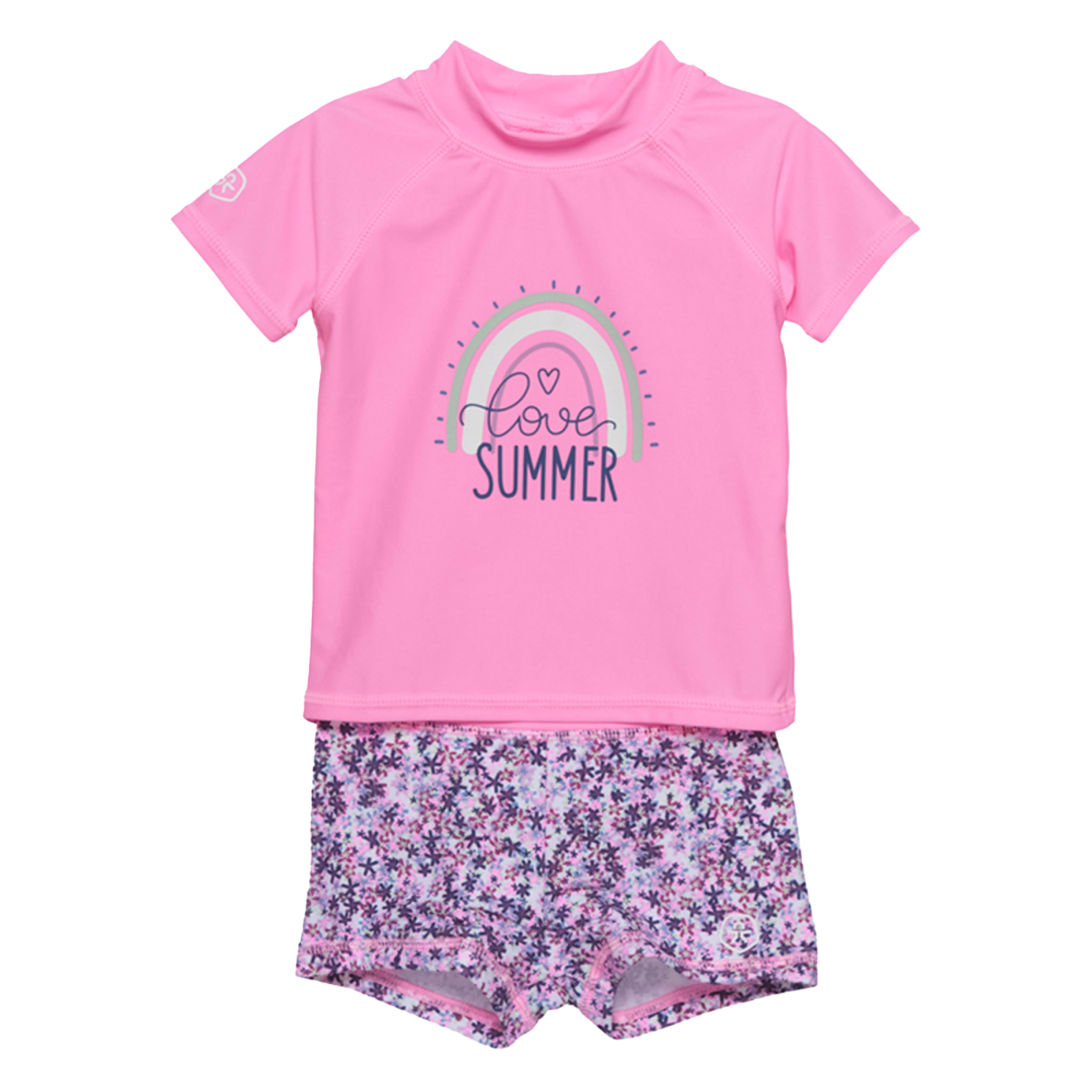 Pink Color Kids Pige Badesæt Begonia 104 - Color Kids  - 5714625973186