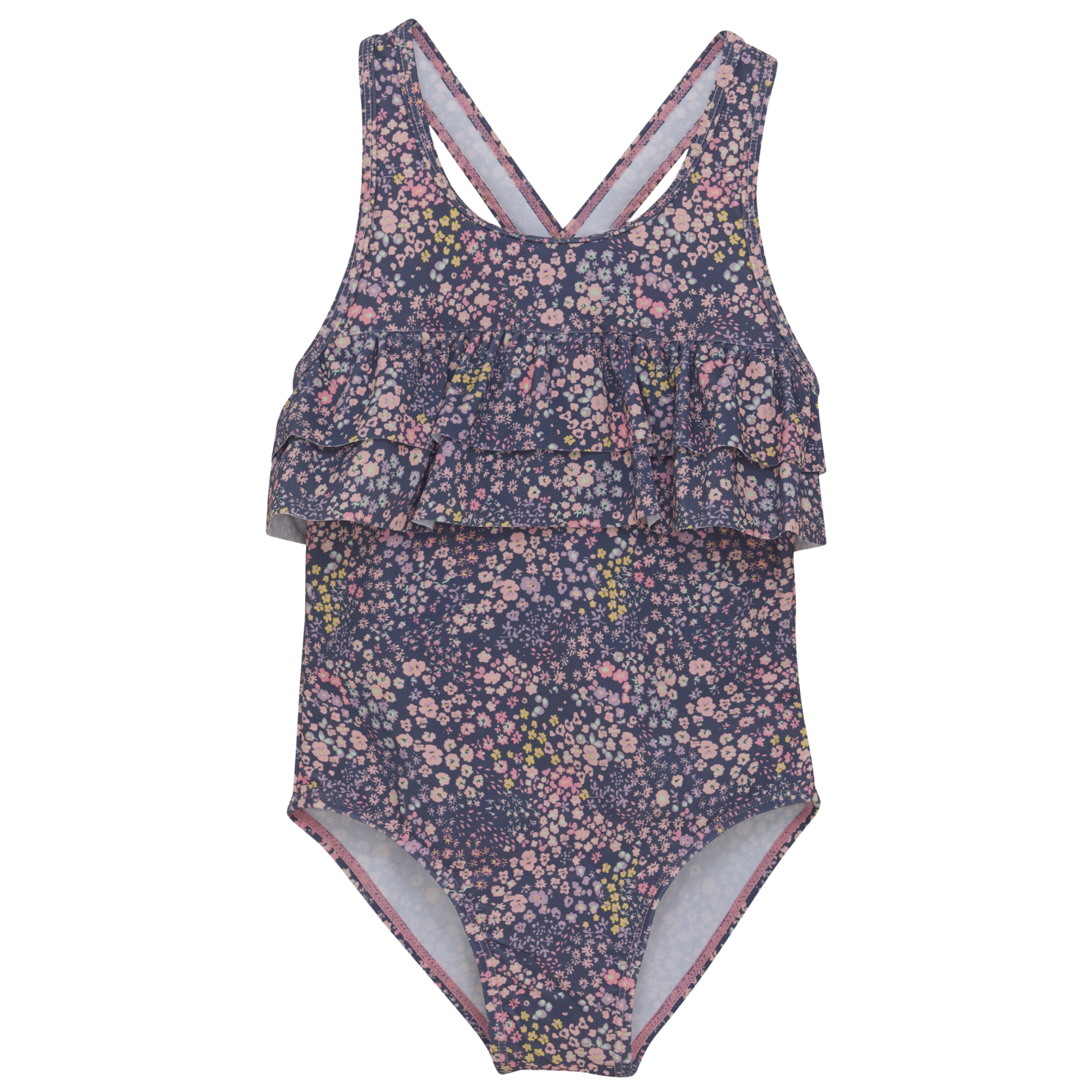 Vintage Indigo Color Kids Pige Badedragt 122 - Color Kids  - 5713438122149