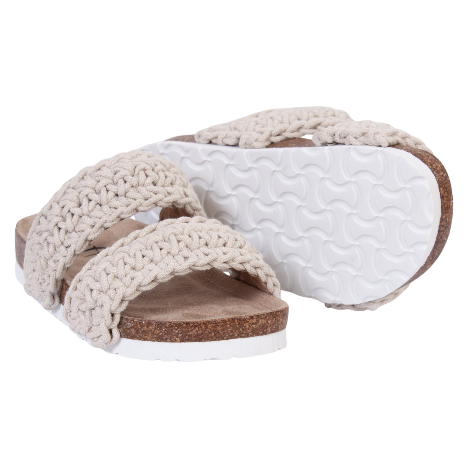 Beige Duffy Pige Sandaler - Duffy  - 5714470148265