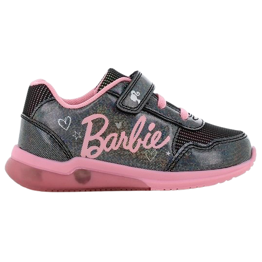 Pink Barbie Blinklys Pige Sneakers Blink Sort - Nn  - 5757151069619