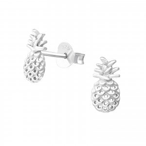Ananas Ørestikker Sølv - Luxbaby.dk  - 6852784128154