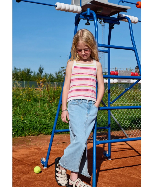 Blå Kids Only Denim Nederdel Lyse Til Piger - Kids Only