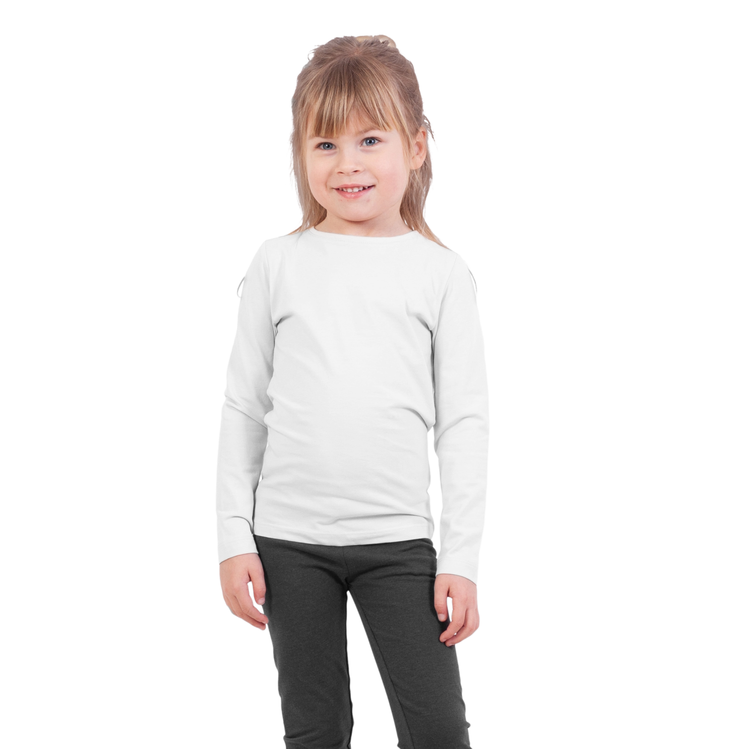 Hvid Steenholt Harmony Pige Bluse White 104 - Steenholt  - 5712985384789