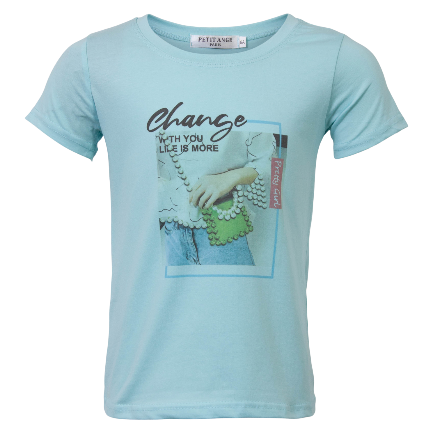 Blå Pige Shirt 164 - Nn  - 5714470218395