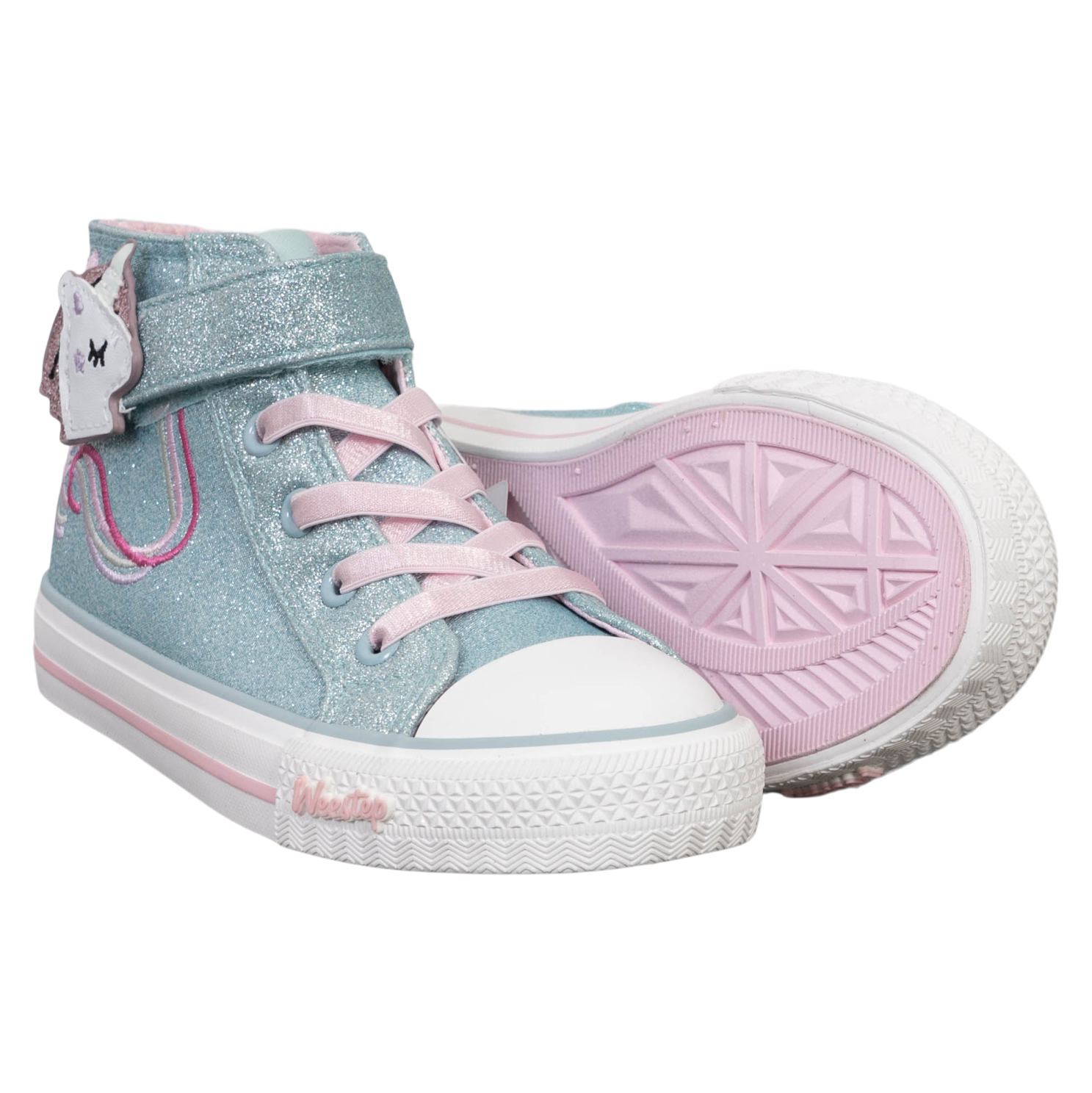 Blue Weestep Pige Sneakers Glimmer - Weestep  - 5714990189410