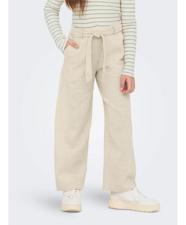 Beige Kids Only Kogtizana Regular Fit Bukser Til Piger - Kids Only