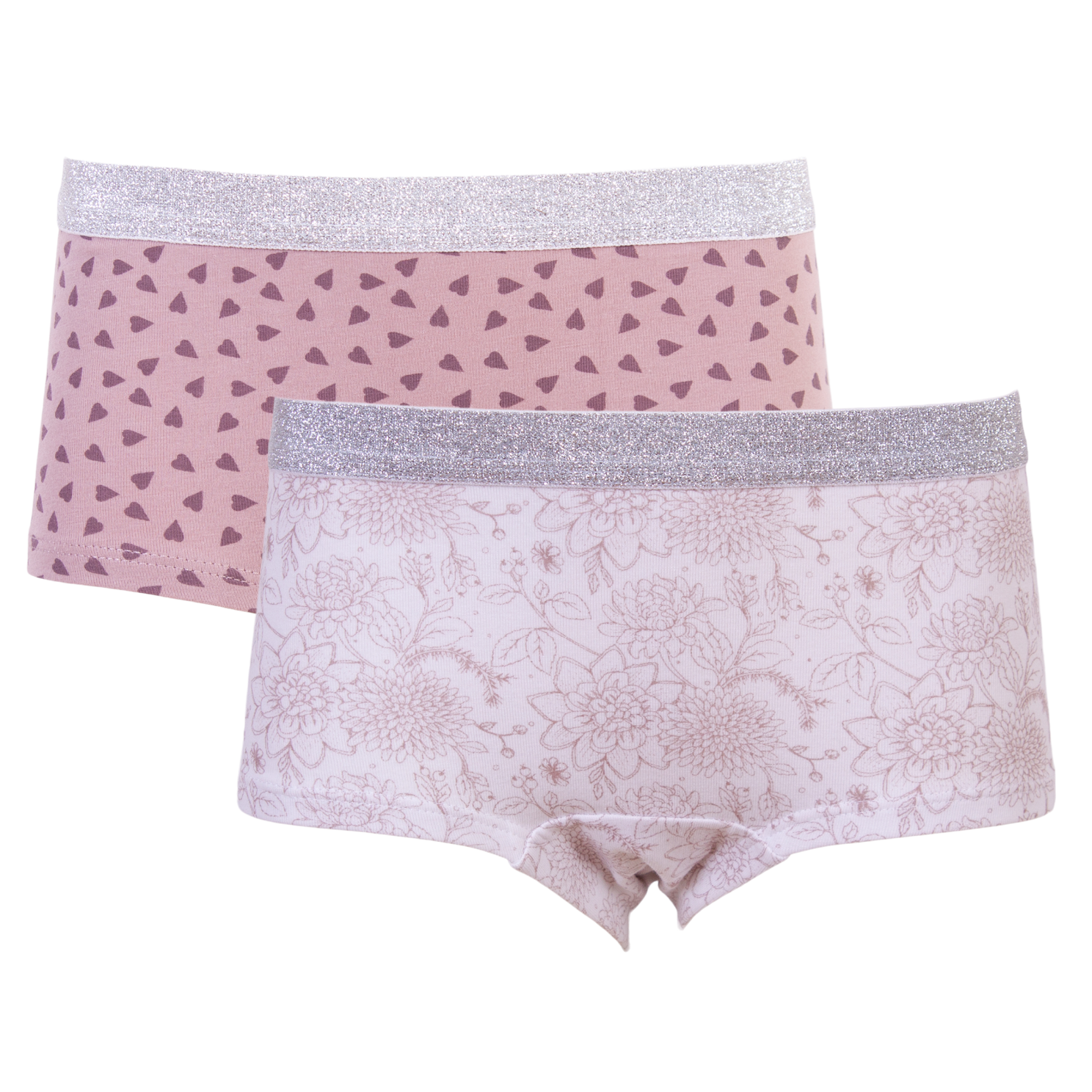 Deauville Mauve Queenz Uno Pige Trusser Glimmer Aop 110 116 - Queenz  - 5712985600810