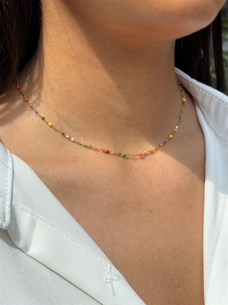 Accessories Hve Eline Atelier Perle Halskæde Forgyldt - Eline Latelier  - 1653542525223