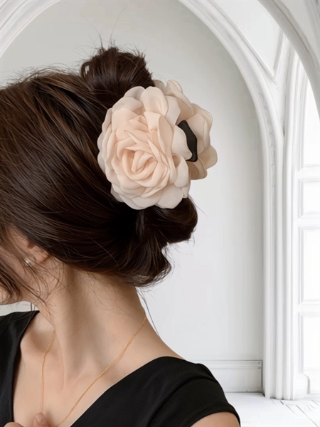 Accessories Hve Eline Atelier Blomster Hårklemme Beige - Eline Latelier  - 1258271602280